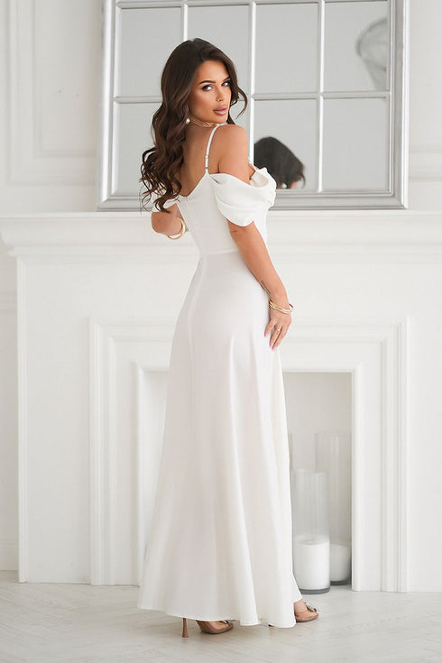 Robe longue model 208193 Bicotone